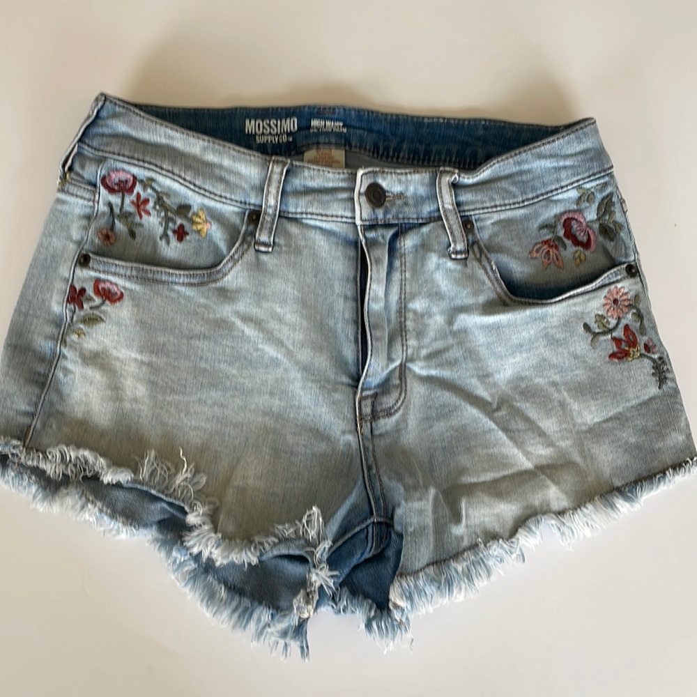 Mossimo high waist cut off shorts size 8